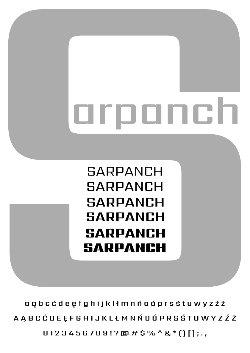 Sarpanch — specimen fontu